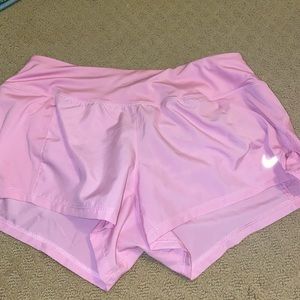 Womens pink nike shorts